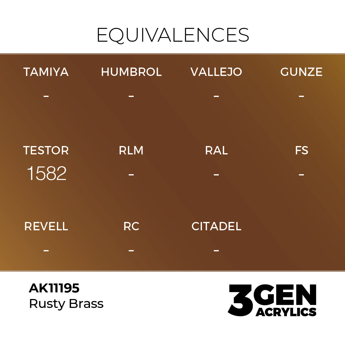 AK 3rd Gen - AK11195 - Rusty Brass