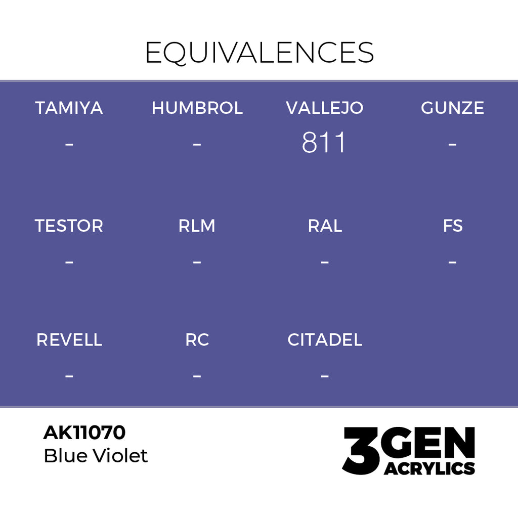 AK 3rd Gen - AK11070 - Blue Violet