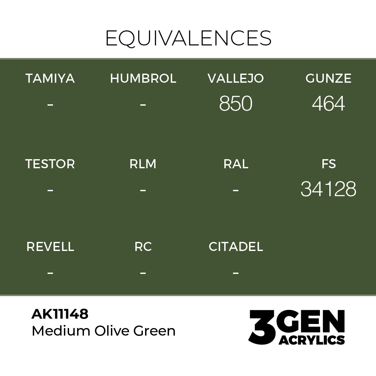 AK 3rd Gen - AK11148 - Medium Olive Green