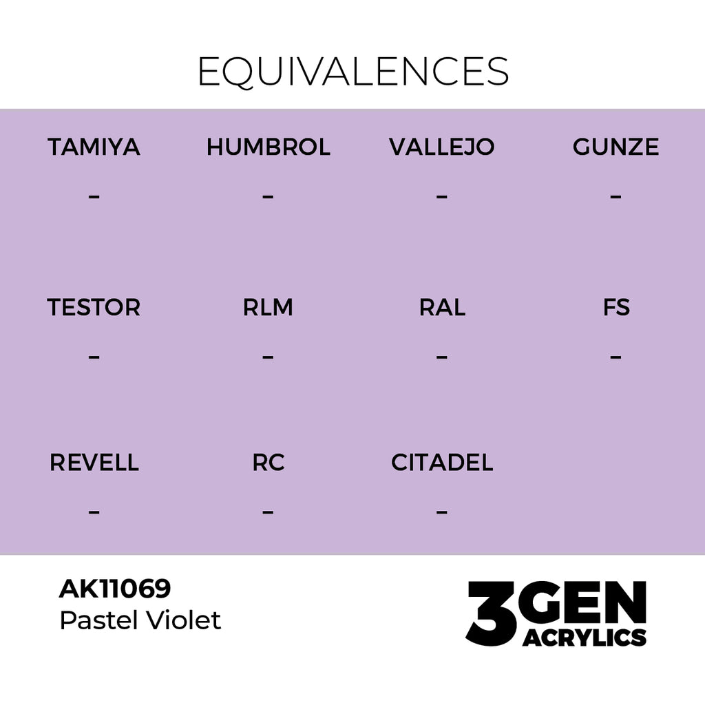 AK 3rd Gen - AK11069 - Pastel Violet