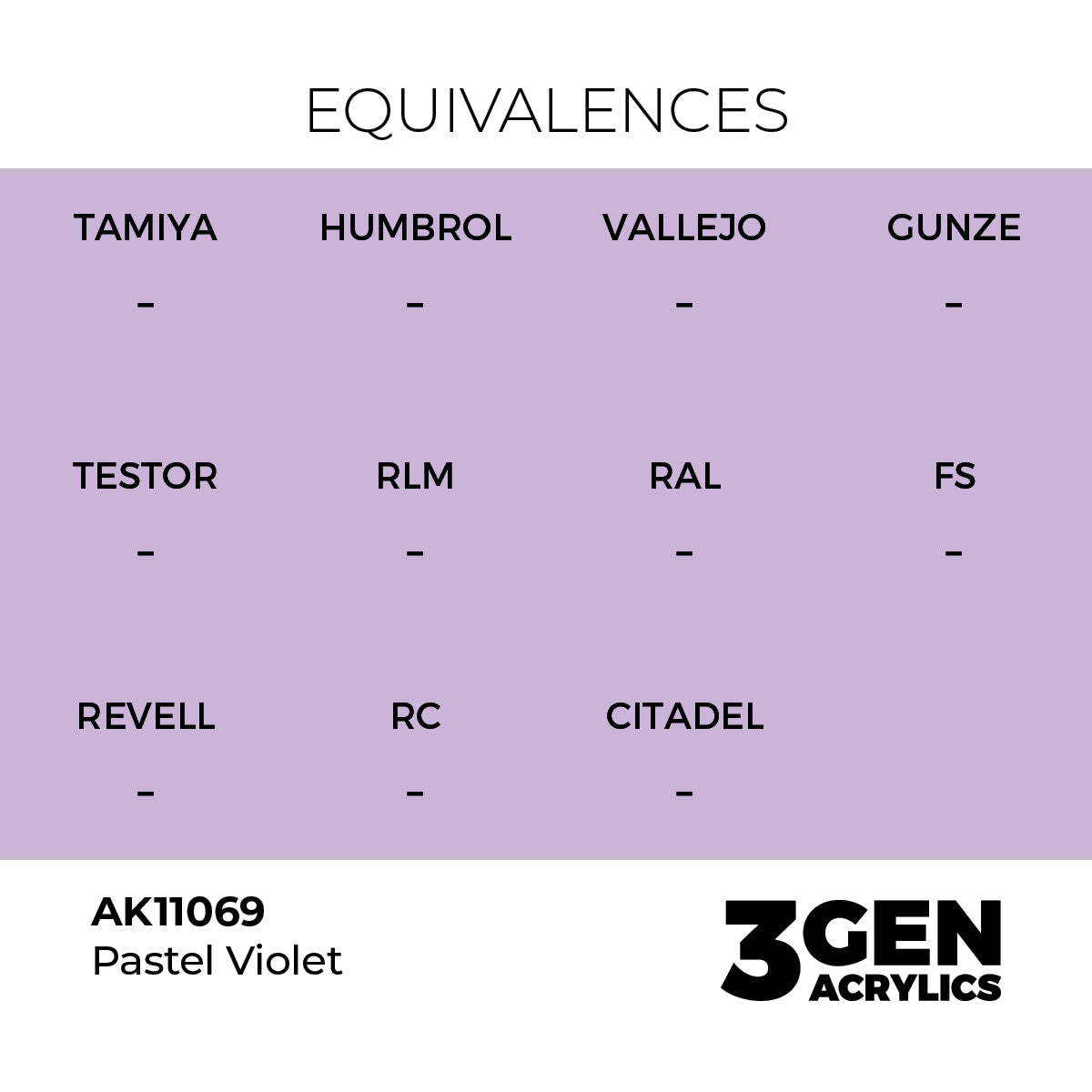 AK 3rd Gen - AK11069 - Pastel Violet