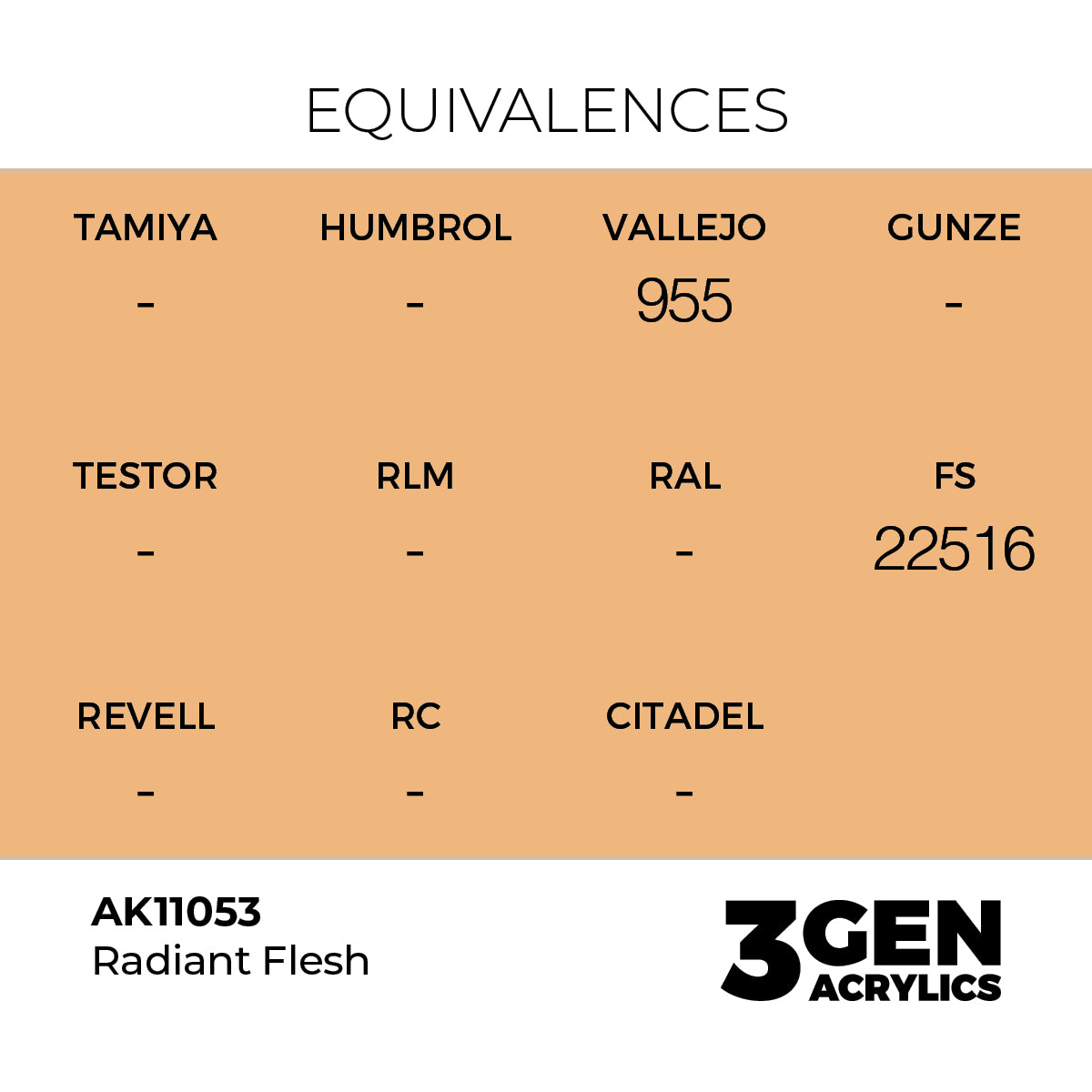 AK 3rd Gen - AK11053 - Radiant Flesh Tone