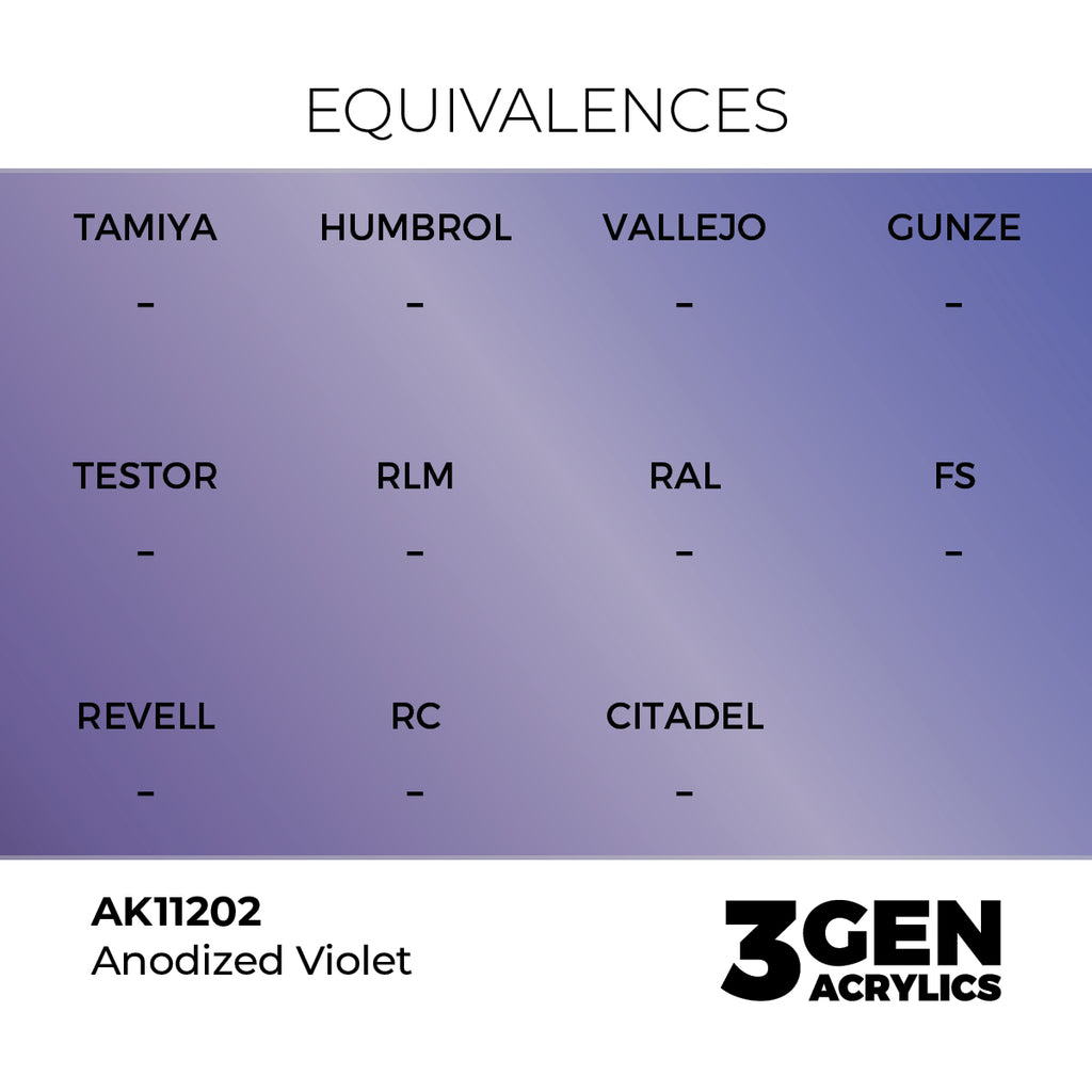 AK 3rd Gen - AK11202 - Anodized Violet