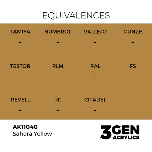 AK 3rd Gen - AK11040 - Sahara Yellow