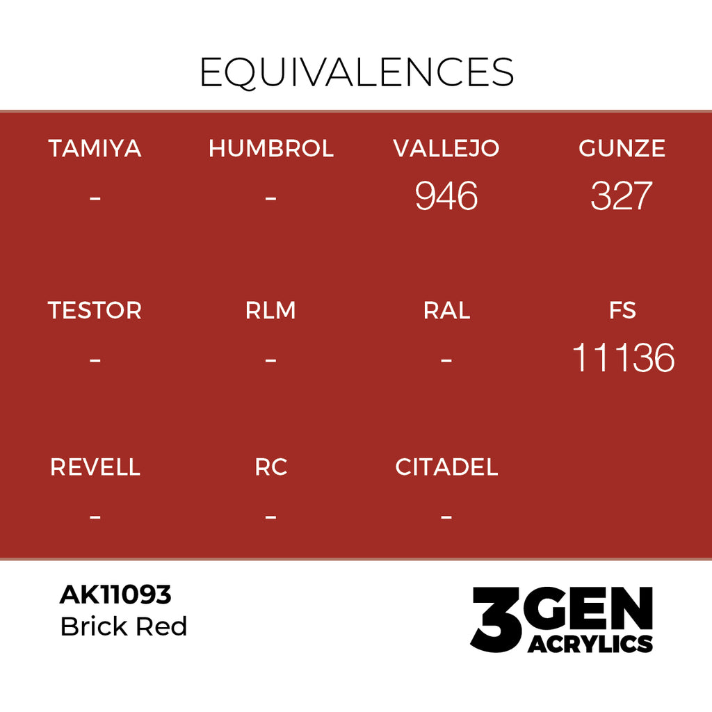 AK 3rd Gen - AK11093 - Brick Red