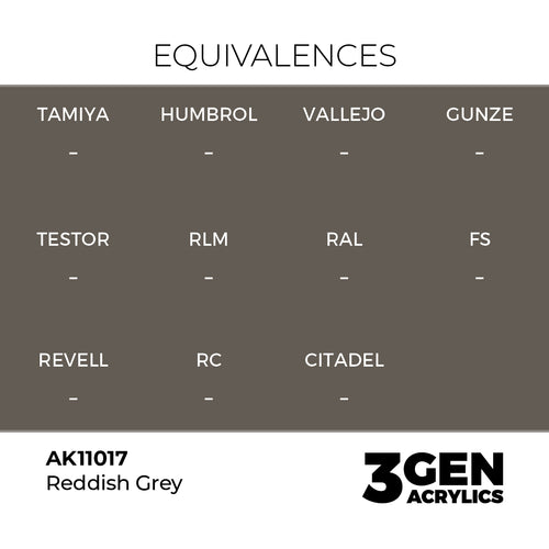 AK 3rd Gen - AK11017 - Reddish Grey