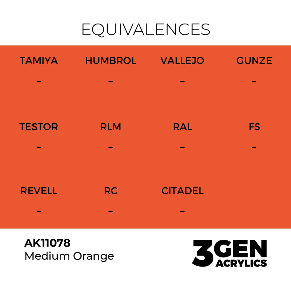 AK 3rd Gen - AK11078 - Medium Orange