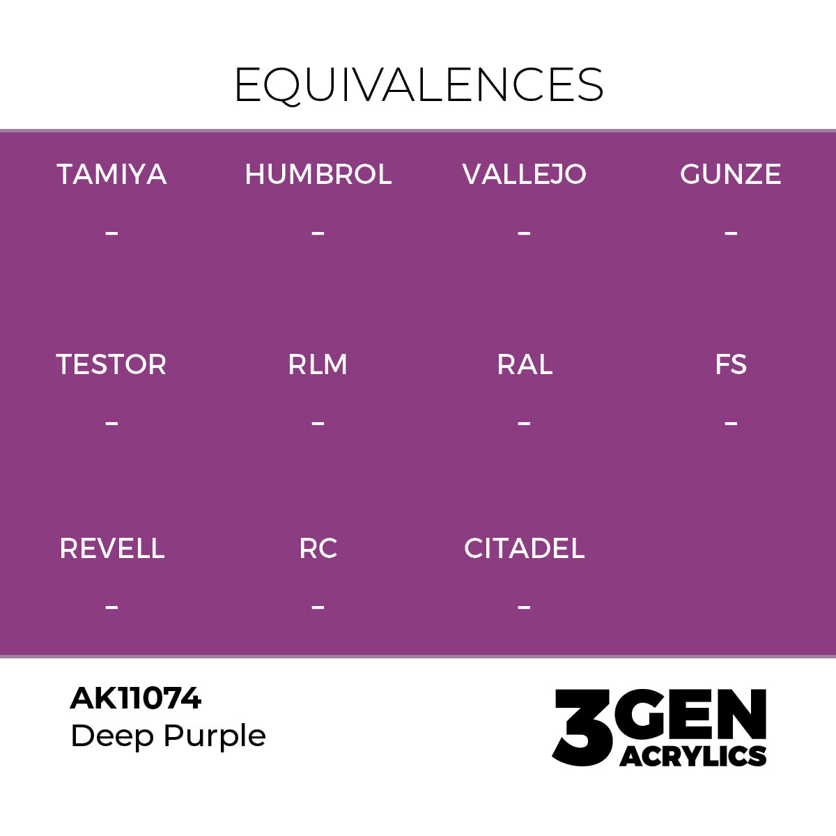 AK 3rd Gen - AK11074 - Deep Purple