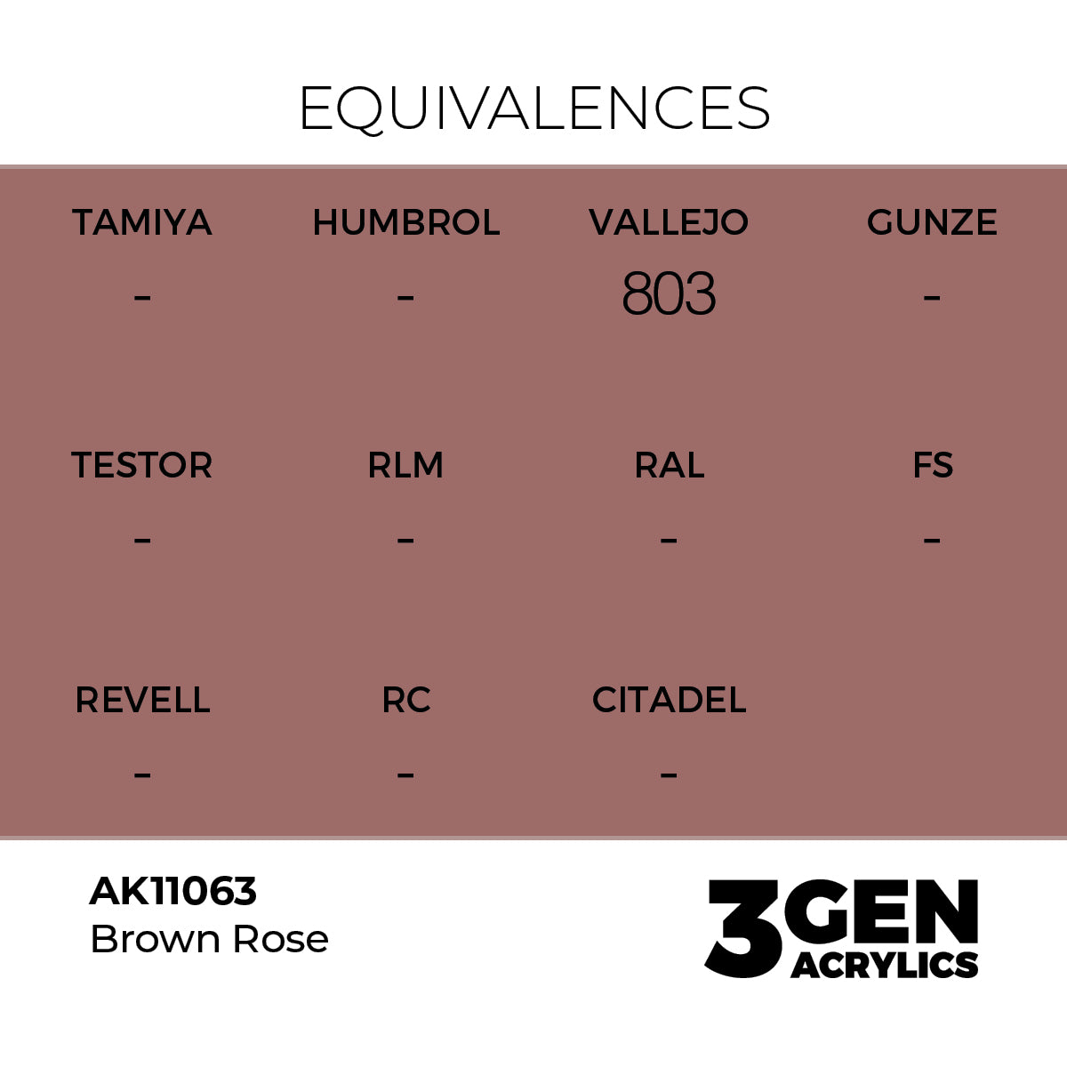 AK 3rd Gen - AK11063 - Brown Rose
