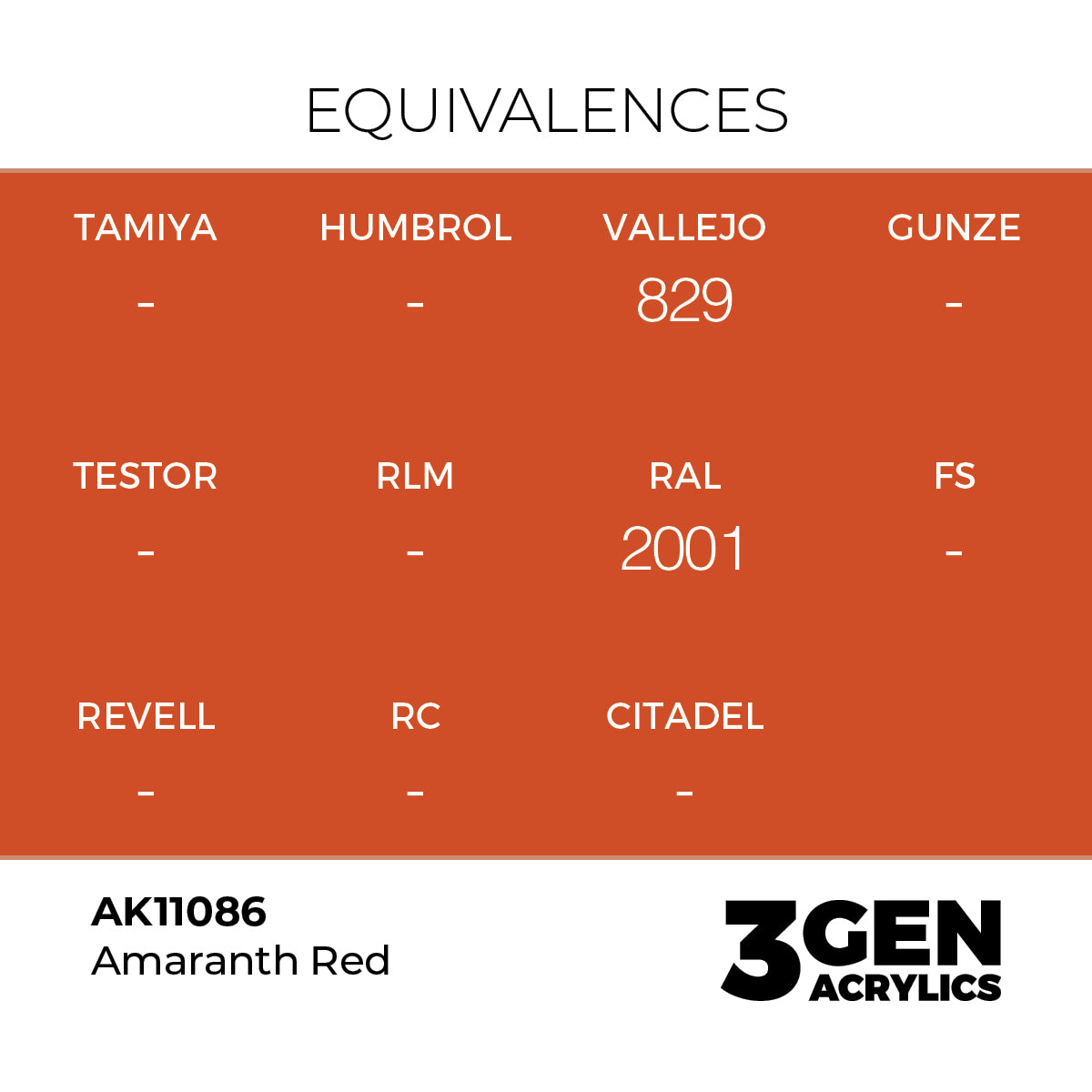 AK 3rd Gen - AK11086 - Amaranth Red