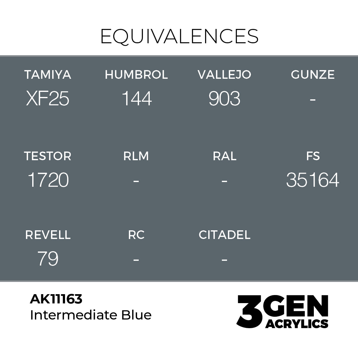 AK 3rd Gen - AK11163 - Intermediate Blue