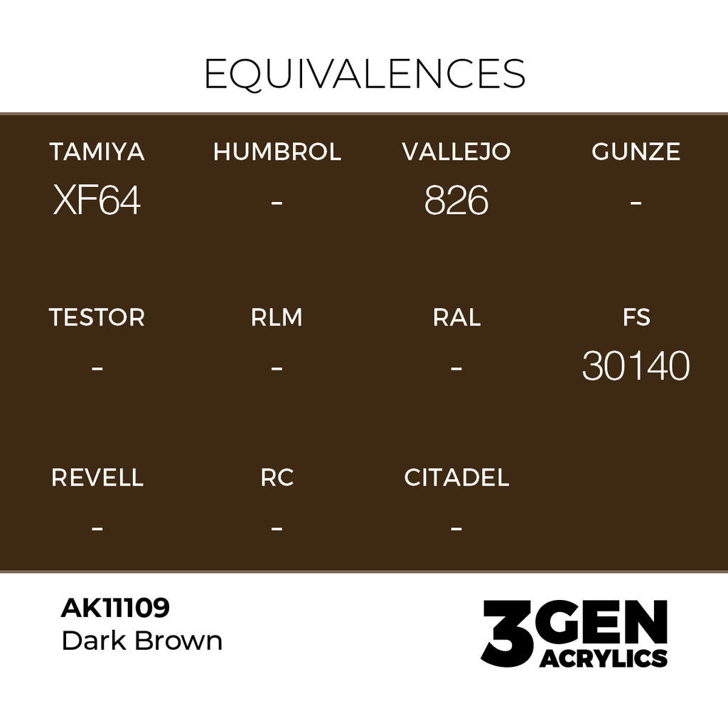 AK 3rd Gen - AK11109 - Dark Brown