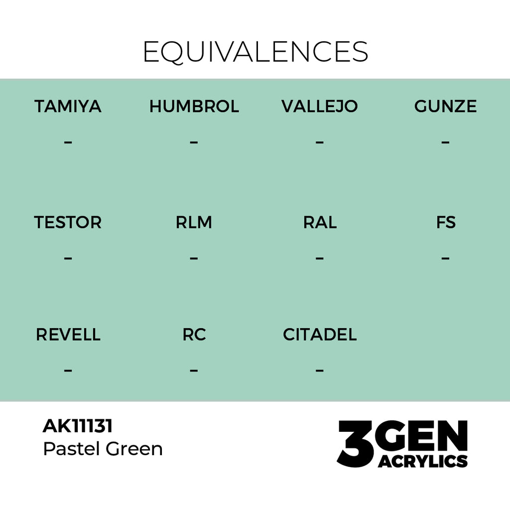 AK 3rd Gen - AK11131 - Pastel Green