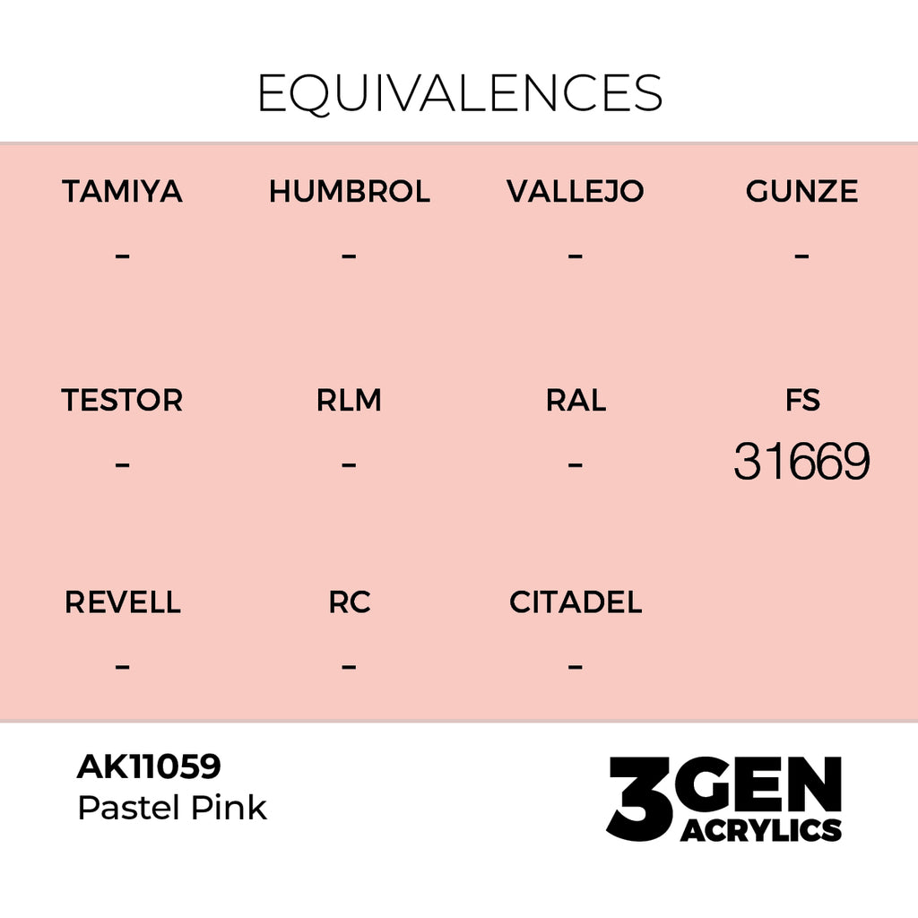 AK 3rd Gen - AK11059 - Pastel Pink