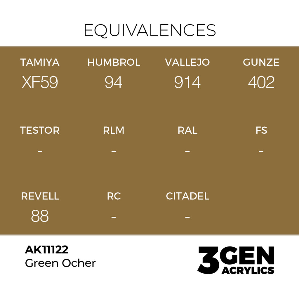 AK 3rd Gen - AK11122 - Green Ochre