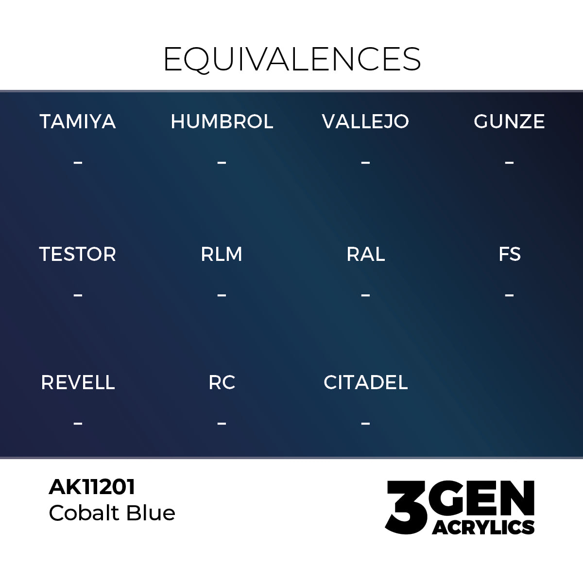 AK 3rd Gen - AK11201 - Cobalt Blue
