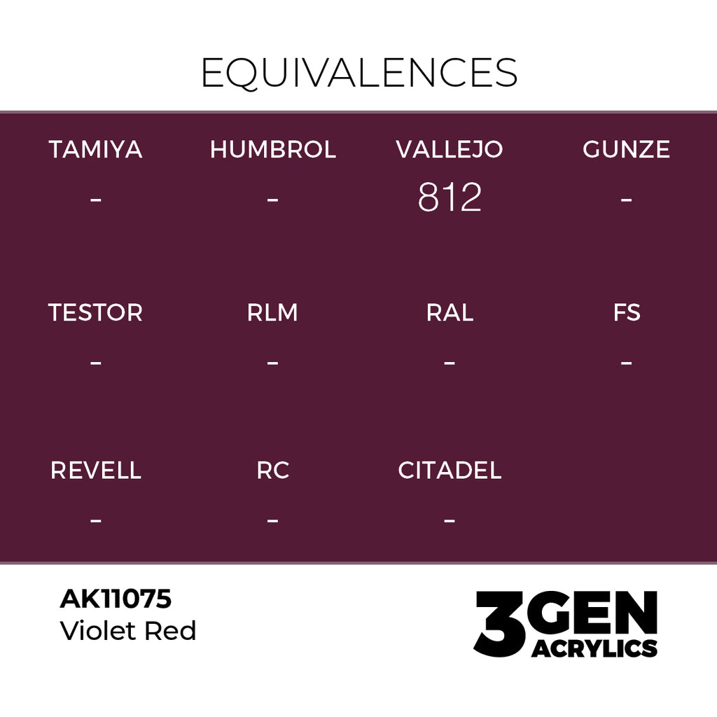 AK 3rd Gen - AK11075 - Violet Red