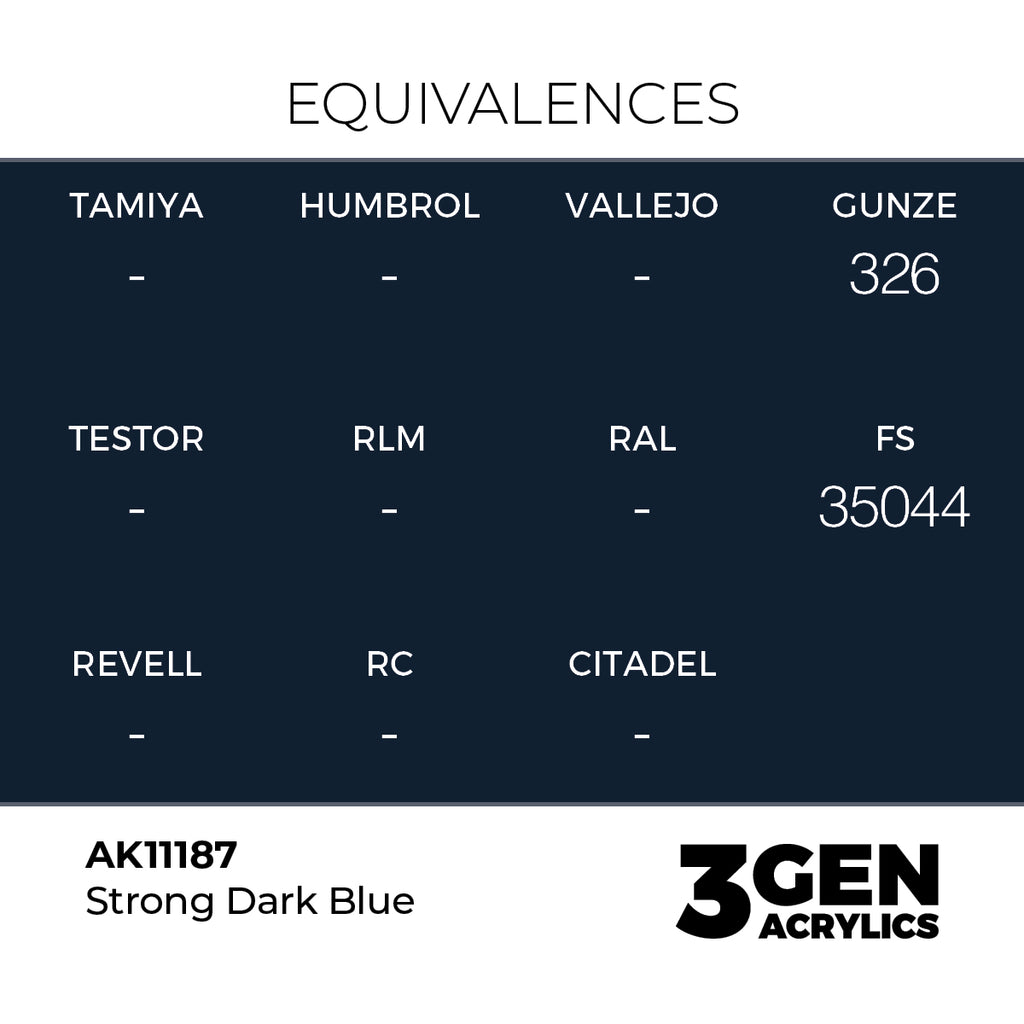 AK 3rd Gen - AK11187 - Strong Dark Blue