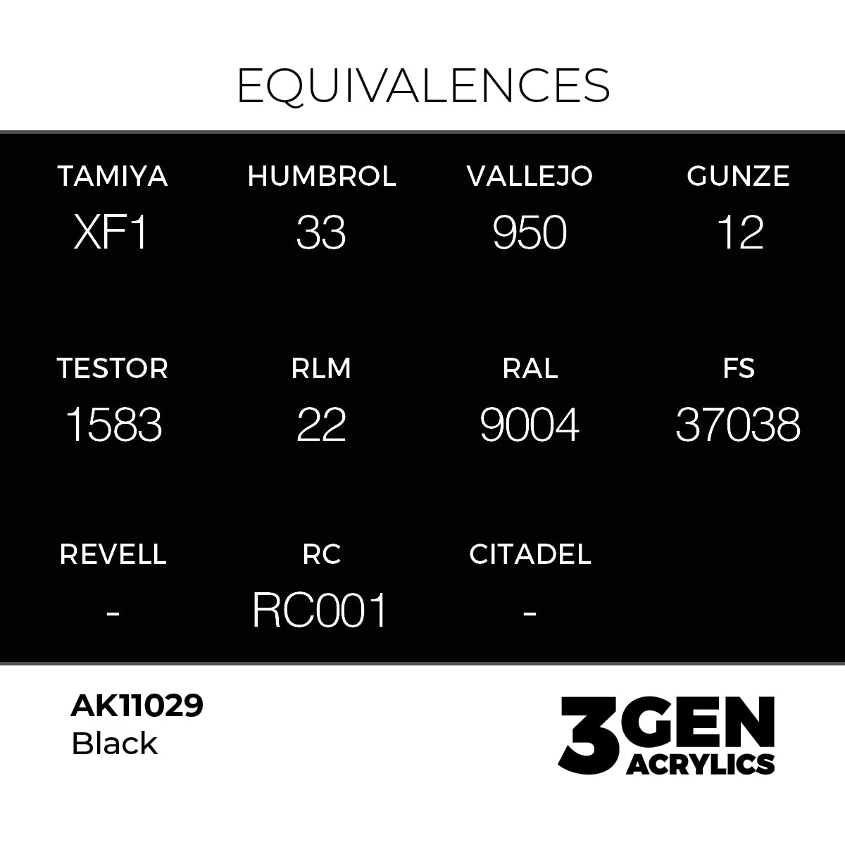 AK 3rd Gen - AK11029 - Black