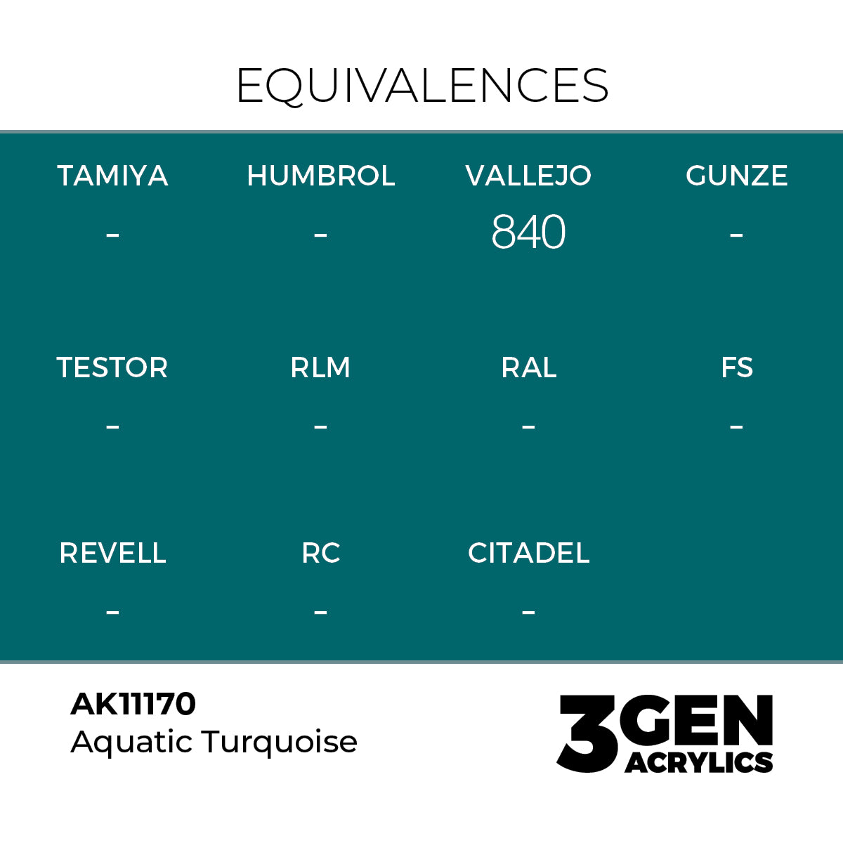 AK 3rd Gen - AK11170 - Aquatic Turquoise