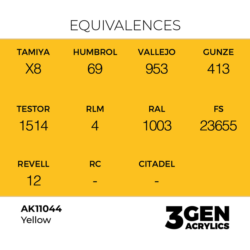 AK 3rd Gen - AK11044 - Yellow