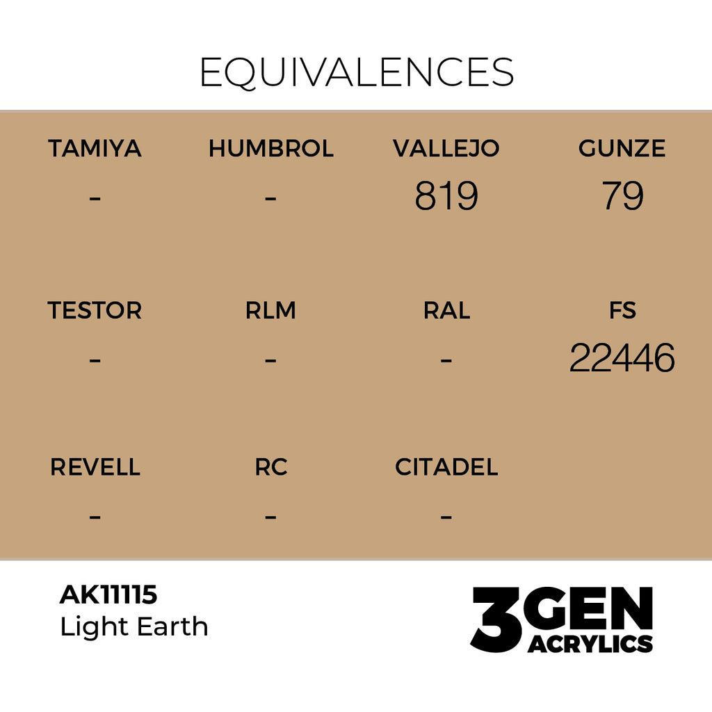 AK 3rd Gen - AK11115 - Light Earth