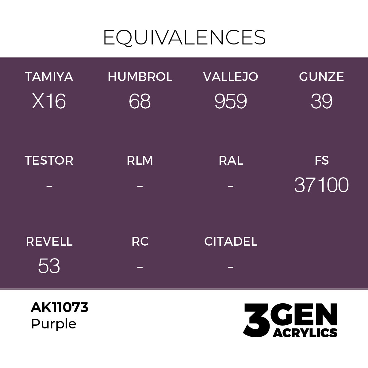AK 3rd Gen - AK11073 - Purple