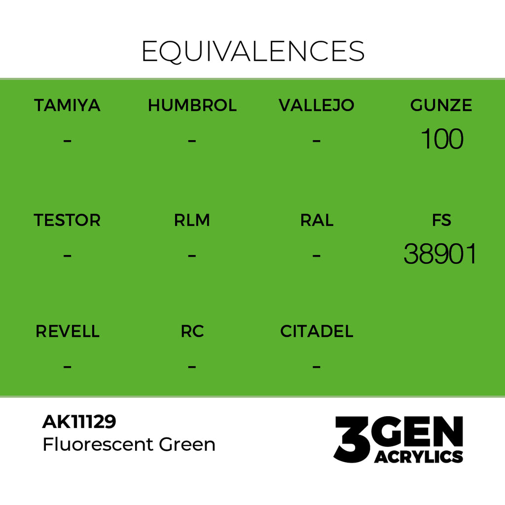 AK 3rd Gen - AK11129 - Fluorescent Green