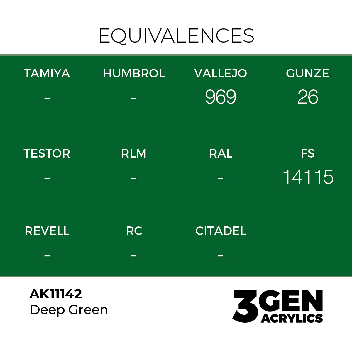 AK 3rd Gen - AK11142 - Deep Green