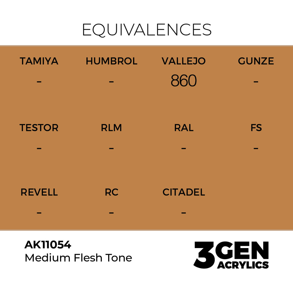 AK 3rd Gen - AK11054 - Medium Flesh Tone