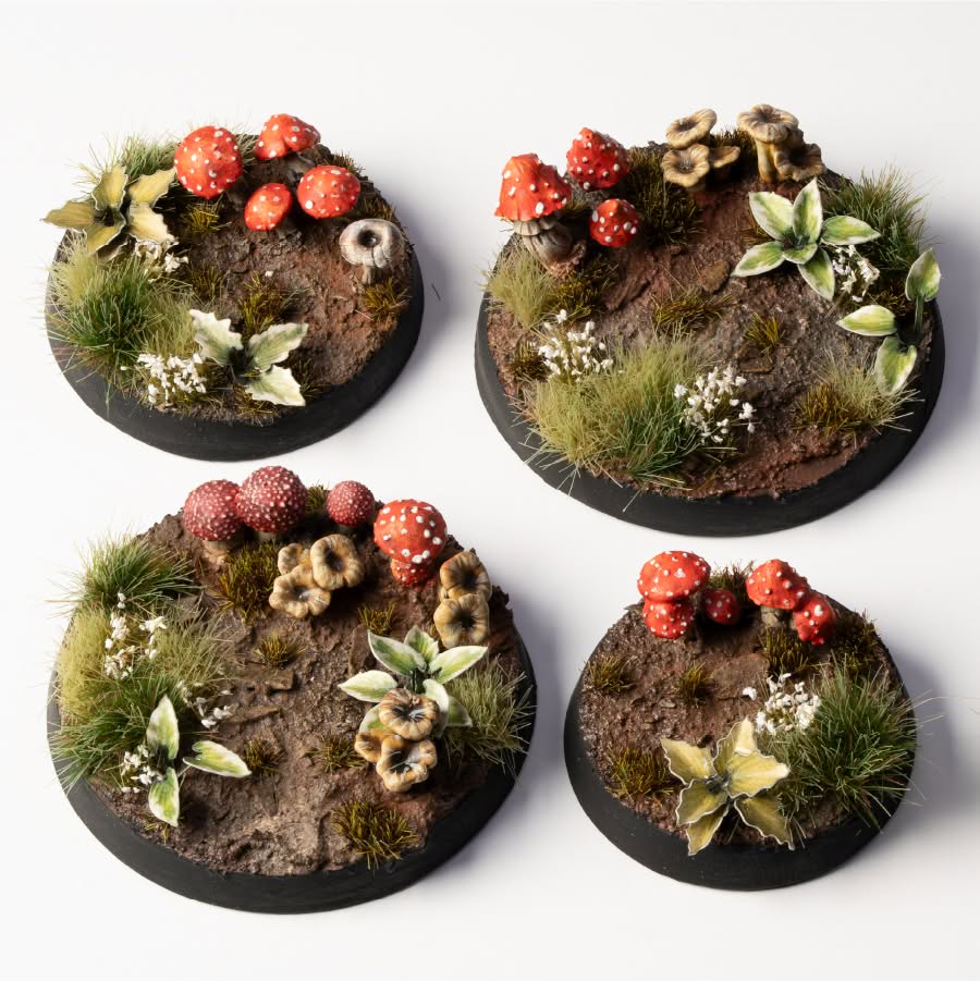 Gamers Grass - Basing Bits - Forest Mushrooms