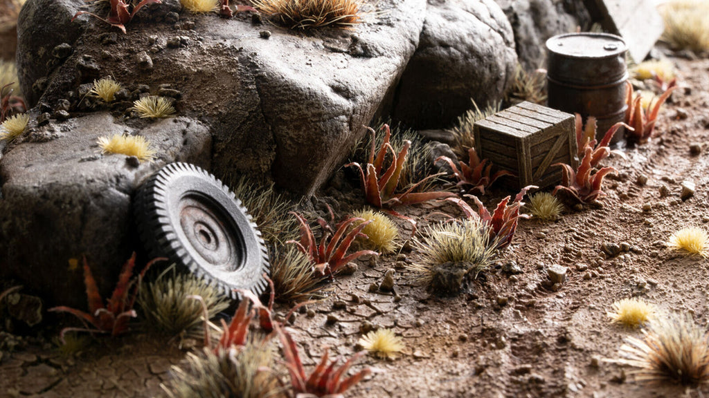Gamers Grass - Laser Plants - Red Aloe (Static Tufts)