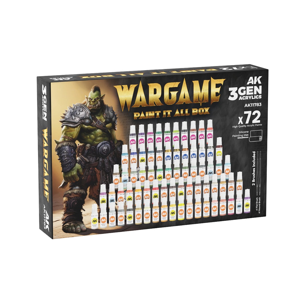 AK 3rd Gen - Wargame Paint It All Box x72