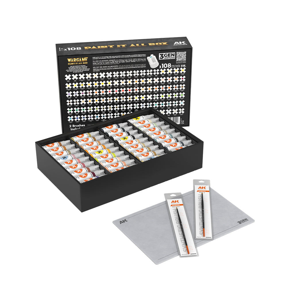AK 3rd Gen - Wargame Paint It All Box x72