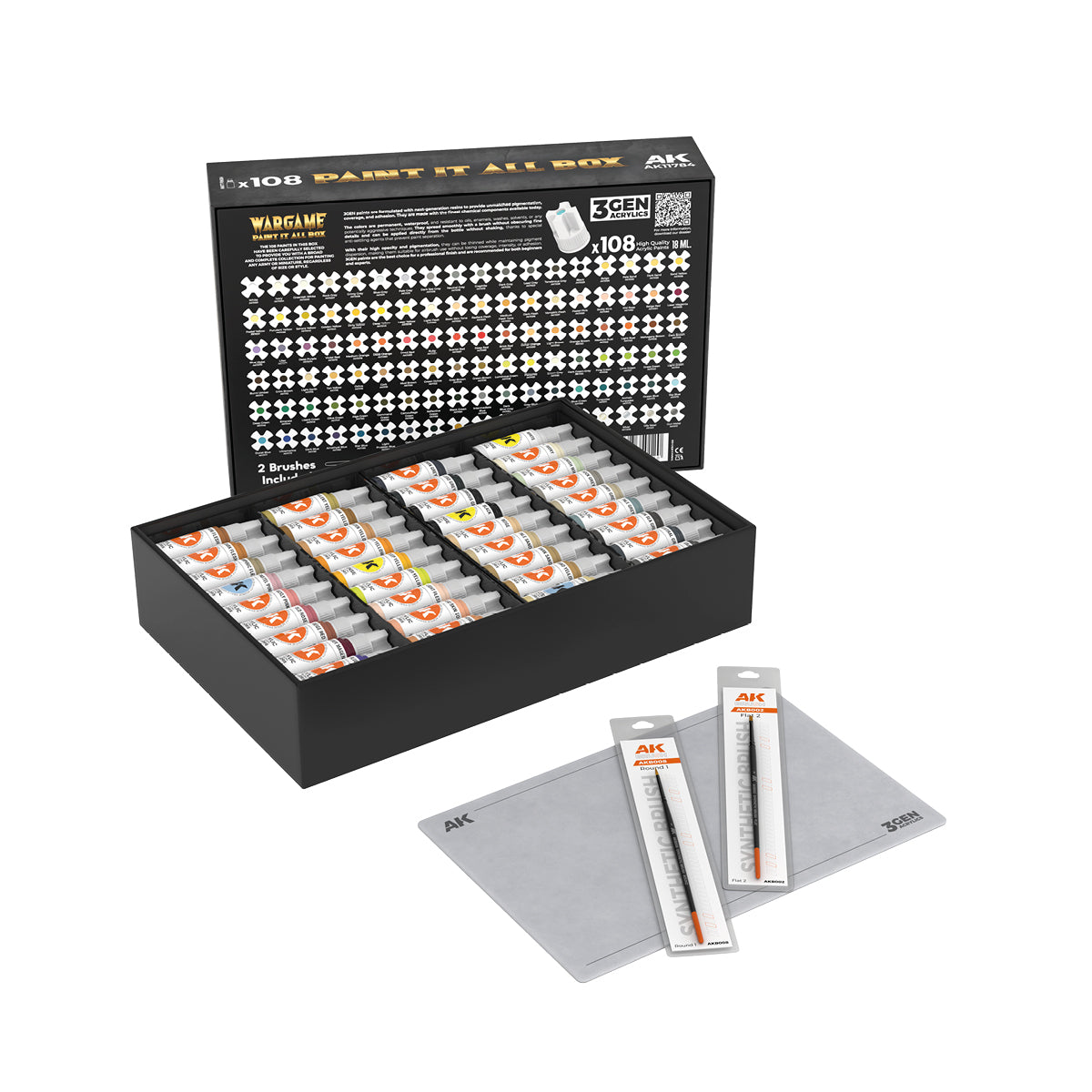 AK 3rd Gen - Wargame Paint It All Box x72