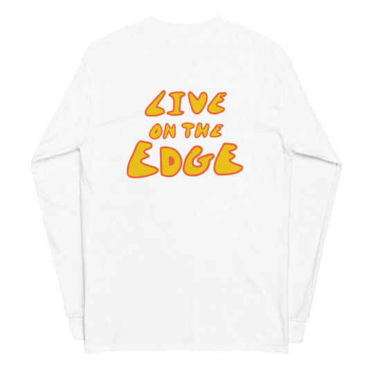 Live On The Edge Long Sleeve Shirt (Yellow/Orange)