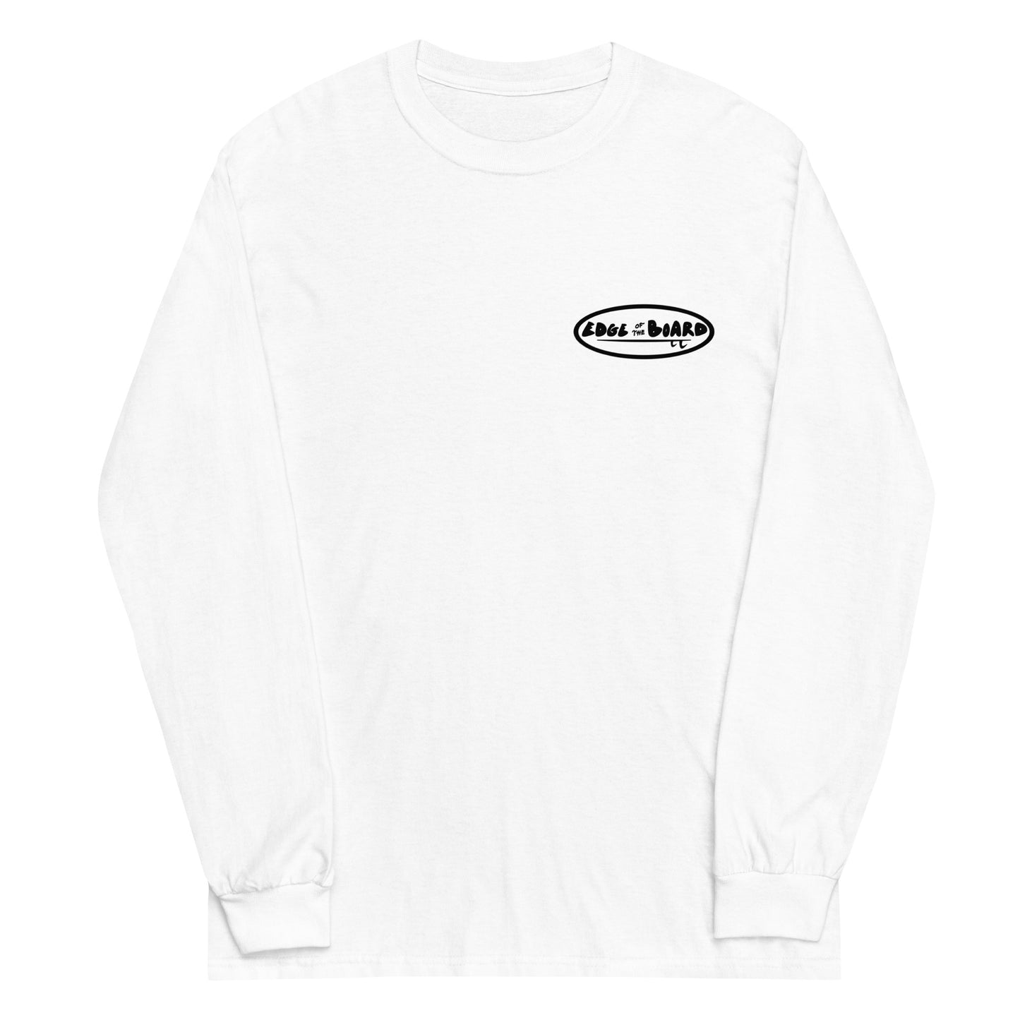 Live On The Edge Long Sleeve Shirt (Black/White)