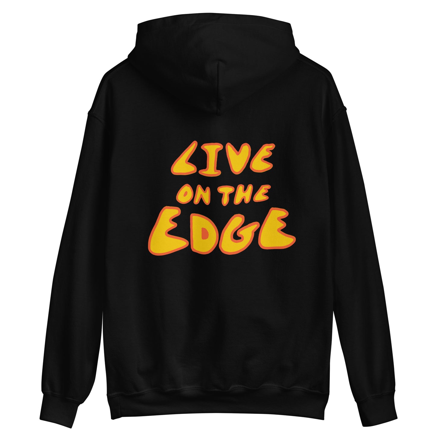 Live On The Edge Hoodie (Yellow/Orange)