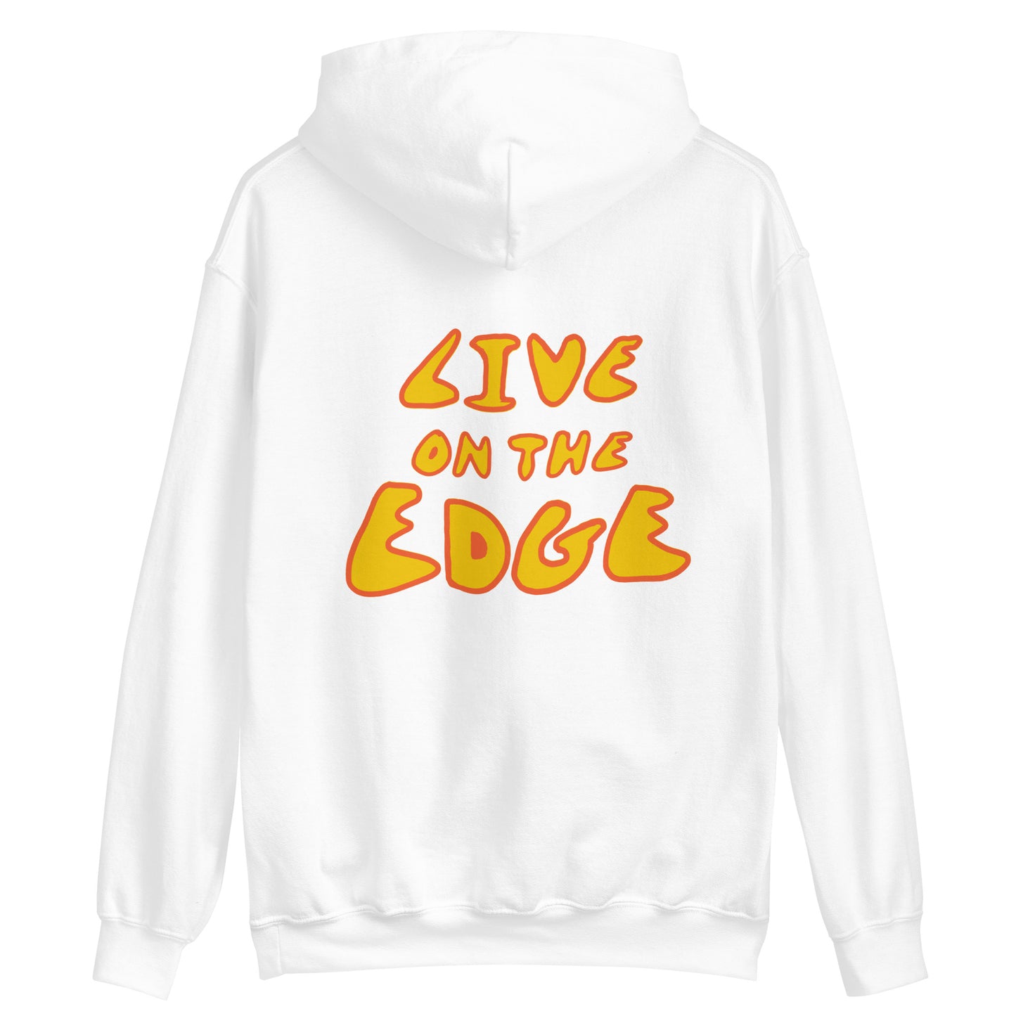 Live On The Edge Hoodie (Yellow/Orange)