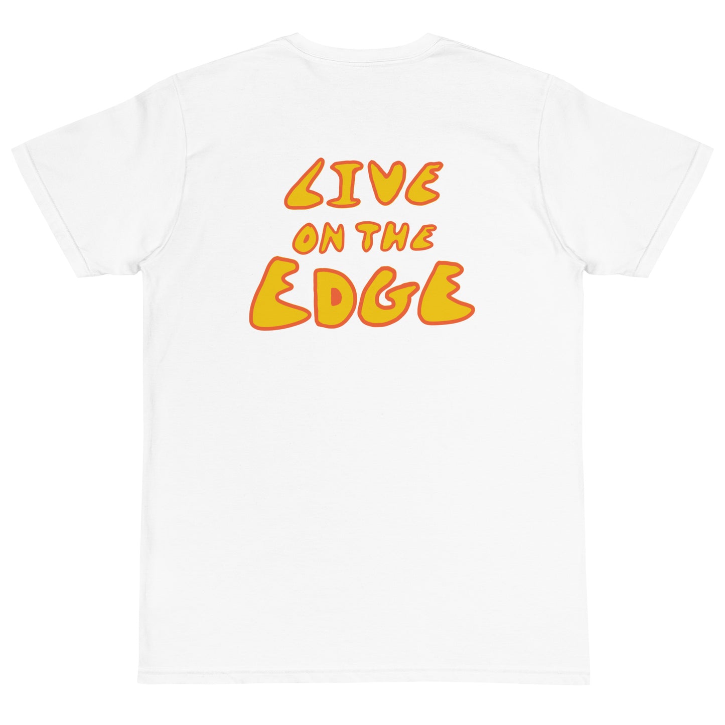 Live on the Edge Tee (Yellow/Orange)