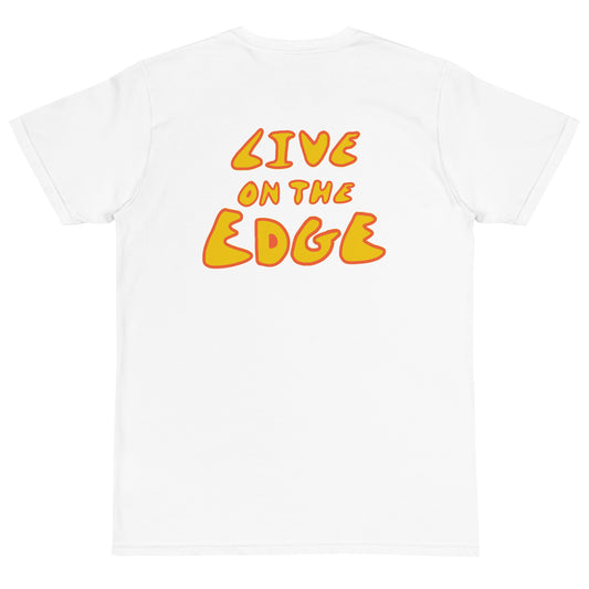 Live on the Edge Tee (Yellow/Orange)