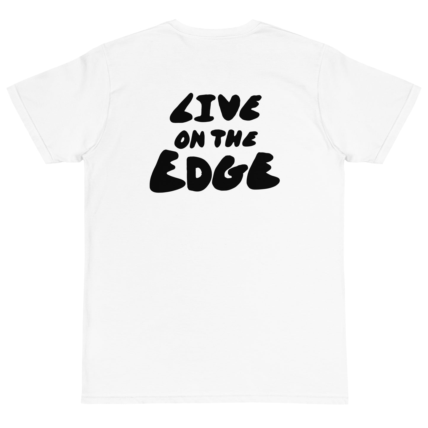 Live On The Edge Tee (Black/White)